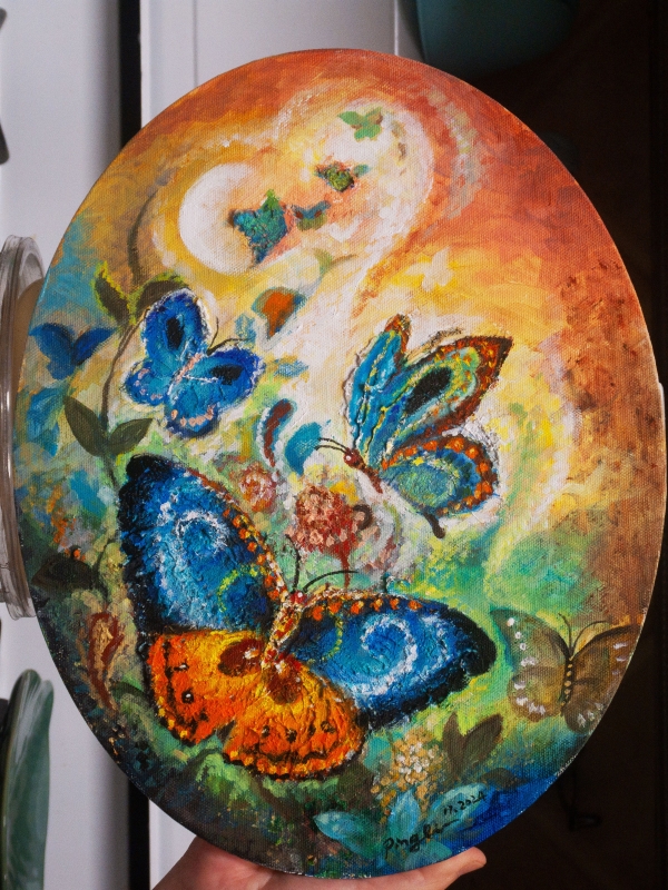 Butterfly Morning by artist Ping Irvin